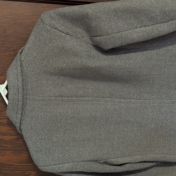 Zara Gray Long Length Pea Coat Business Professional Coat Size XS - Picture 6 of 8